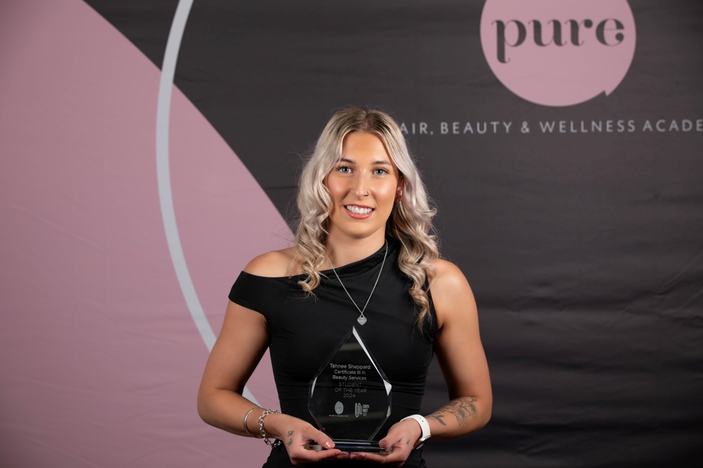 Certificate III in Beauty Services Student of the Year – Tahnee Sheppard